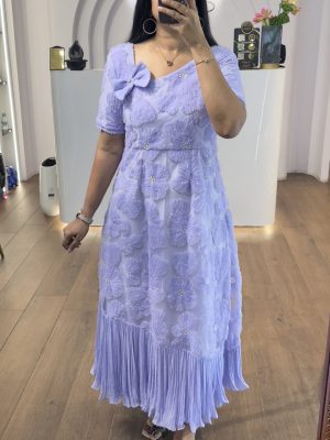 Sana – Lavender Aline (Two sides Embroidery)