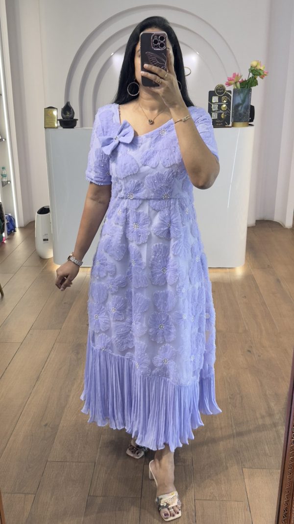 Sana – Lavender Aline (Two sides Embroidery)